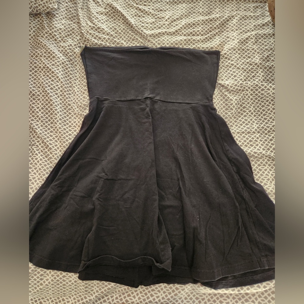 Black Express Strapless Dress